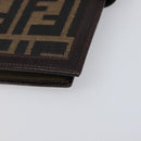 FENDI Zucca Canvas Day Planner Cover Brown Black Auth 199457-7