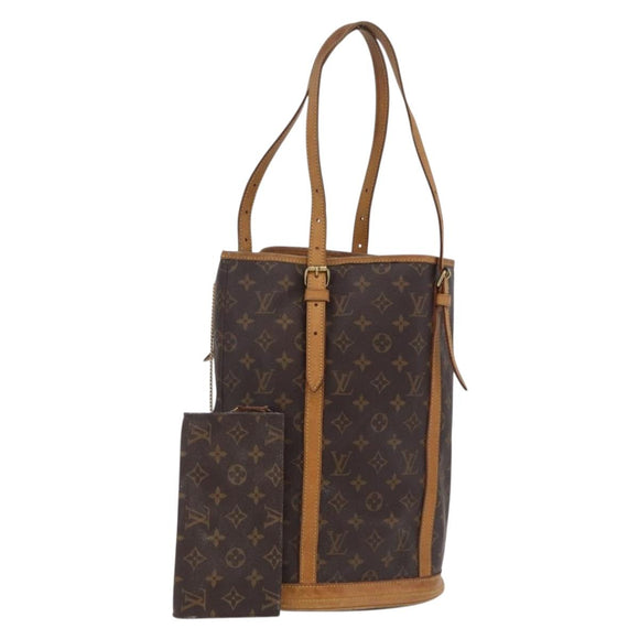 LOUIS VUITTON Monogram Bucket GM Shoulder Bag M42236 LV Auth 199458