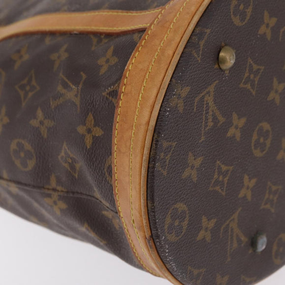 LOUIS VUITTON Monogram Bucket GM Shoulder Bag M42236 LV Auth 199458