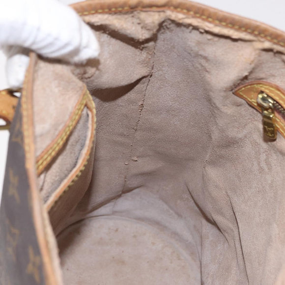 LOUIS VUITTON Monogram Bucket GM Shoulder Bag M42236 LV Auth 199458