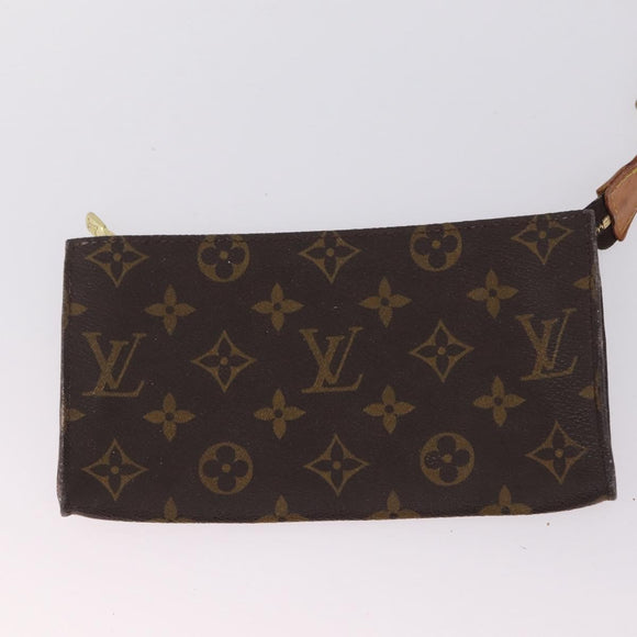 LOUIS VUITTON Monogram Bucket GM Shoulder Bag M42236 LV Auth 199458