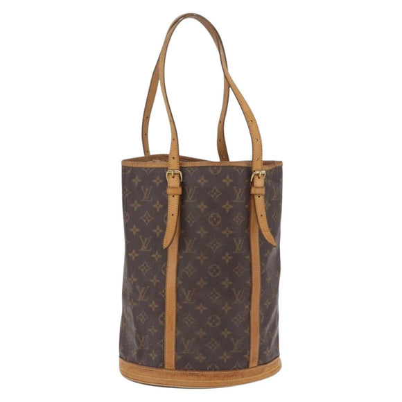 LOUIS VUITTON Monogram Bucket GM Shoulder Bag M42236 LV Auth 199458