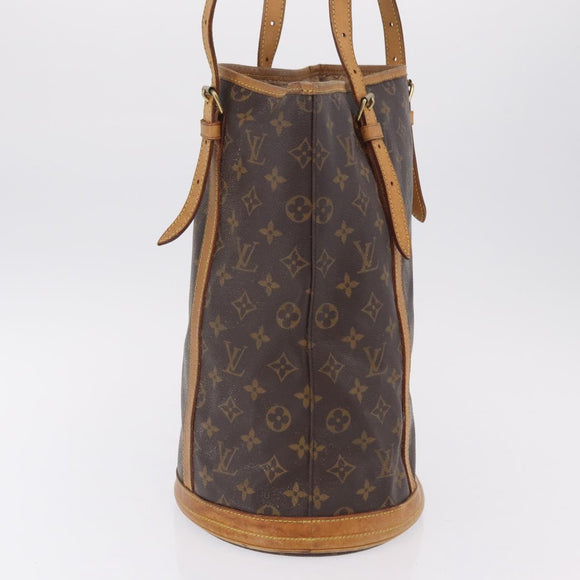 LOUIS VUITTON Monogram Bucket GM Shoulder Bag M42236 LV Auth 199458