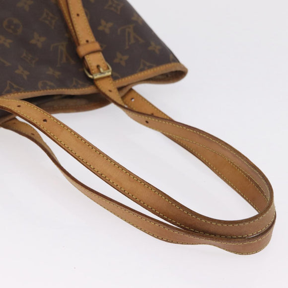 LOUIS VUITTON Monogram Bucket GM Shoulder Bag M42236 LV Auth 199458