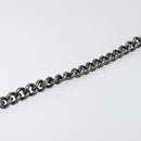 CHANEL Matelasse Boy Chanel Chain Bag Leather Black Silver CC Auth 199461SAM-9