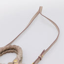 Miu Miu Matelasse Hand Bag Leather 2way Pink Gold Auth 199464A-14