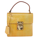 LOUIS VUITTON Monogram Vernis Spring Street Hand Bag Gris M91029 LV Auth 199465-13