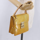 LOUIS VUITTON Monogram Vernis Spring Street Hand Bag Gris M91029 LV Auth 199465-27