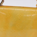 LOUIS VUITTON Monogram Vernis Spring Street Hand Bag Gris M91029 LV Auth 199465-3