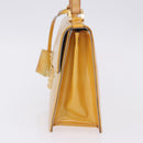 LOUIS VUITTON Monogram Vernis Spring Street Hand Bag Gris M91029 LV Auth 199465-4