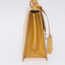 LOUIS VUITTON Monogram Vernis Spring Street Hand Bag Gris M91029 LV Auth 199465-5