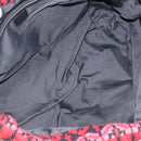 FENDI Tote Bag Wool Red Silver Auth 199467A-16