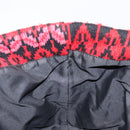 FENDI Tote Bag Wool Red Silver Auth 199467A-18