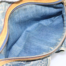 LOUIS VUITTON Monogram Denim Buggy PM Shoulder Bag Blue M95049 LV Auth 199468V-21
