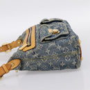 LOUIS VUITTON Monogram Denim Buggy PM Shoulder Bag Blue M95049 LV Auth 199468V-3
