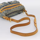 LOUIS VUITTON Monogram Denim Buggy PM Shoulder Bag Blue M95049 LV Auth 199468V-7