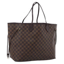 LOUIS VUITTON Damier Ebene Neverfull GM Tote Bag N51106 LV Auth 199470V-1