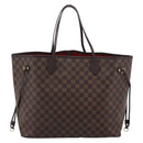 LOUIS VUITTON Damier Ebene Neverfull GM Tote Bag N51106 LV Auth 199470V-3