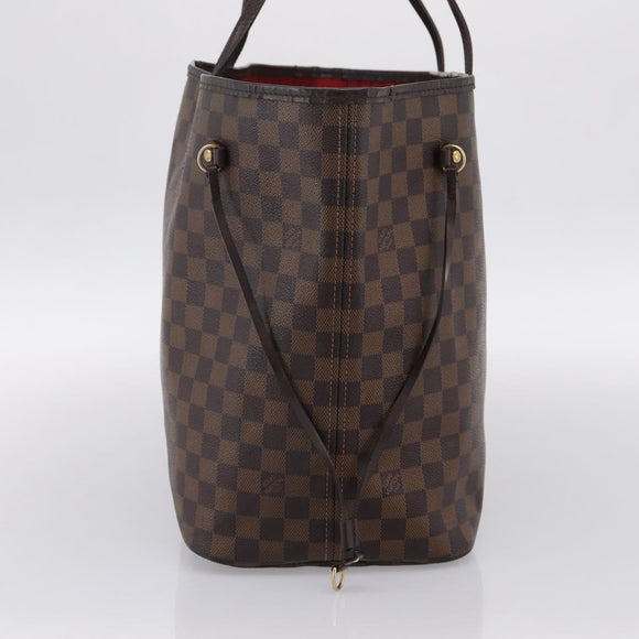 LOUIS VUITTON Damier Ebene Neverfull GM Tote Bag N51106 LV Auth 199470V
