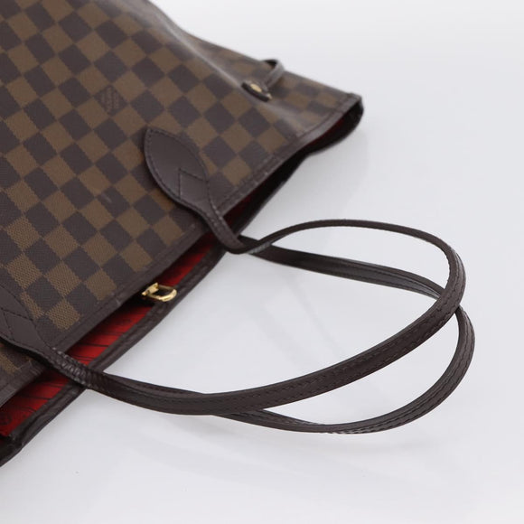 LOUIS VUITTON Damier Ebene Neverfull GM Tote Bag N51106 LV Auth 199470V