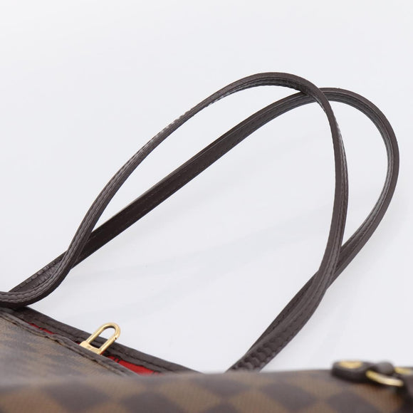LOUIS VUITTON Damier Ebene Neverfull GM Tote Bag N51106 LV Auth 199470V