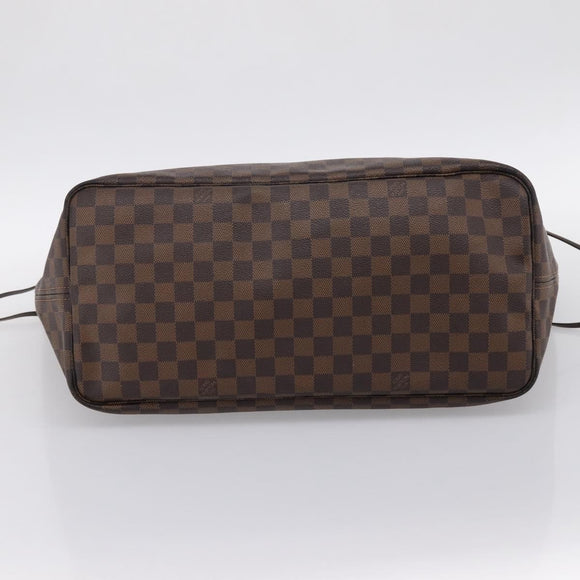 LOUIS VUITTON Damier Ebene Neverfull GM Tote Bag N51106 LV Auth 199470V