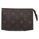 LOUIS VUITTON Monogram Poche Toilette 15 Pouch M47546 LV Auth 199473-13