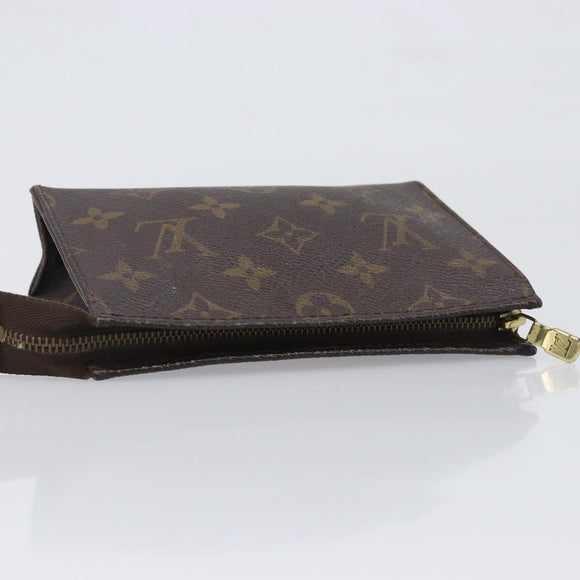 LOUIS VUITTON Monogram Poche Toilette 15 Pouch M47546 LV Auth 199473
