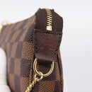 LOUIS VUITTON Damier Ebene Mini Pochette Accessory Pouch N58009 LV Auth 199474V-18