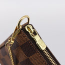 LOUIS VUITTON Damier Ebene Mini Pochette Accessory Pouch N58009 LV Auth 199474V-19