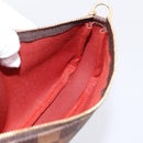 LOUIS VUITTON Damier Ebene Mini Pochette Accessory Pouch N58009 LV Auth 199474V-20