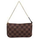 LOUIS VUITTON Damier Ebene Mini Pochette Accessory Pouch N58009 LV Auth 199474V-13