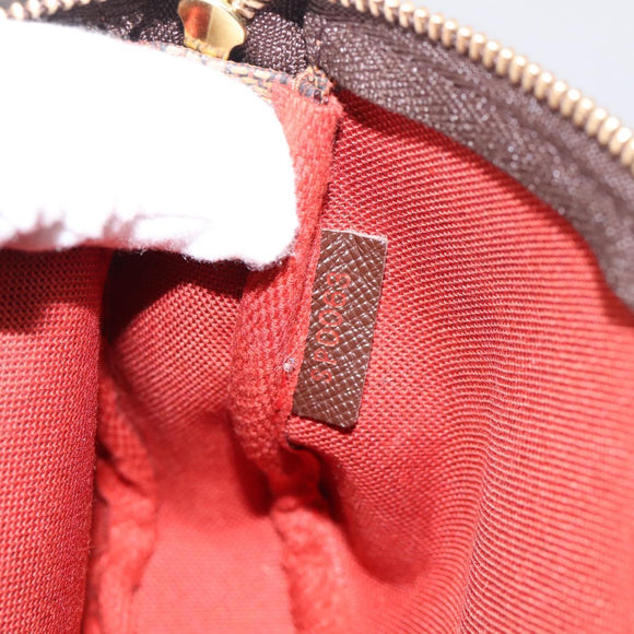 LOUIS VUITTON Damier Ebene Mini Pochette Accessory Pouch N58009 LV Auth 199474V