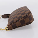LOUIS VUITTON Damier Ebene Mini Pochette Accessory Pouch N58009 LV Auth 199474V-3