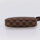 LOUIS VUITTON Damier Ebene Mini Pochette Accessory Pouch N58009 LV Auth 199474V-5