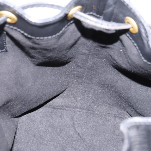 LOUIS VUITTON Epi Petit Noe Shoulder Bag Black M44102 LV Auth 199478