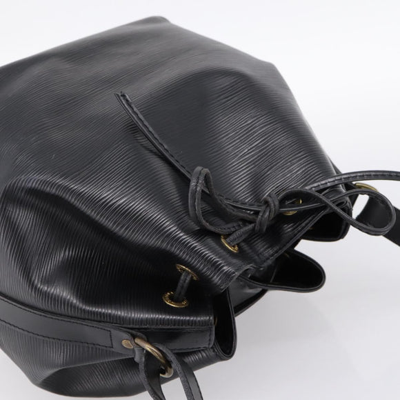 LOUIS VUITTON Epi Petit Noe Shoulder Bag Black M44102 LV Auth 199478