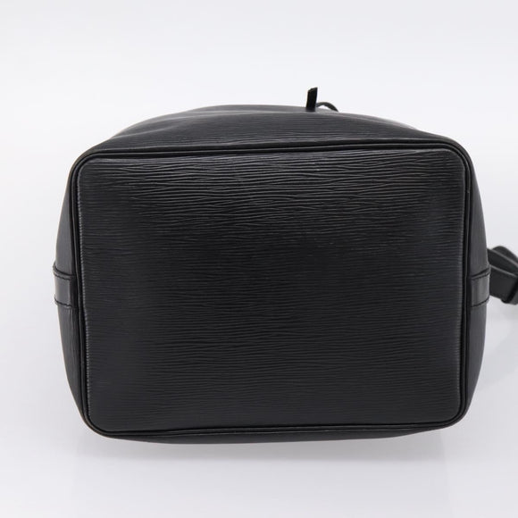 LOUIS VUITTON Epi Petit Noe Shoulder Bag Black M44102 LV Auth 199478