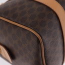 CELINE Macadam Canvas Hand Bag PVC Leather 2way Brown Gold Auth 199479V-16
