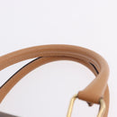 CELINE Macadam Canvas Hand Bag PVC Leather 2way Brown Gold Auth 199479V-14