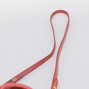 Miu Miu Vitello Luxe Hand Bag Leather 2way Pink Gold Auth 199481M-15