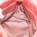 Miu Miu Vitello Luxe Hand Bag Leather 2way Pink Gold Auth 199481M-22