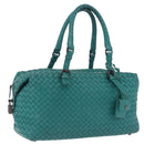 BOTTEGA VENETA INTRECCIATO Hand Bag Leather Green 173398 Auth 199486V-1