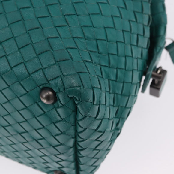 BOTTEGA VENETA INTRECCIATO Hand Bag Leather Green 173398 Auth 199486V