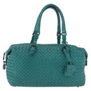 BOTTEGA VENETA INTRECCIATO Hand Bag Leather Green 173398 Auth 199486V-13