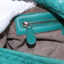 BOTTEGA VENETA INTRECCIATO Hand Bag Leather Green 173398 Auth 199486V-23