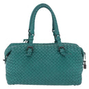 BOTTEGA VENETA INTRECCIATO Hand Bag Leather Green 173398 Auth 199486V-2