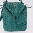 BOTTEGA VENETA INTRECCIATO Hand Bag Leather Green 173398 Auth 199486V-3