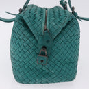 BOTTEGA VENETA INTRECCIATO Hand Bag Leather Green 173398 Auth 199486V-4