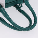 BOTTEGA VENETA INTRECCIATO Hand Bag Leather Green 173398 Auth 199486V-7